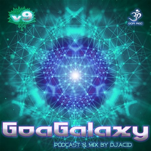 Cover for Acid Mike - Goa Galaxy v9 - 2019
