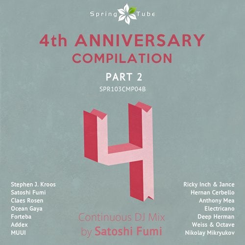 Cover for Spring Tube - 4th Anniversary Compilation - Part 2 - Satoshi Fumi - 2013